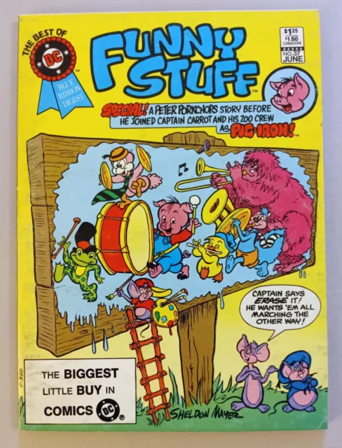 Best Of Dc Blue Ribbon Digest #37, Funny Stuff, Fn-Vf, Bronze Age, 1983