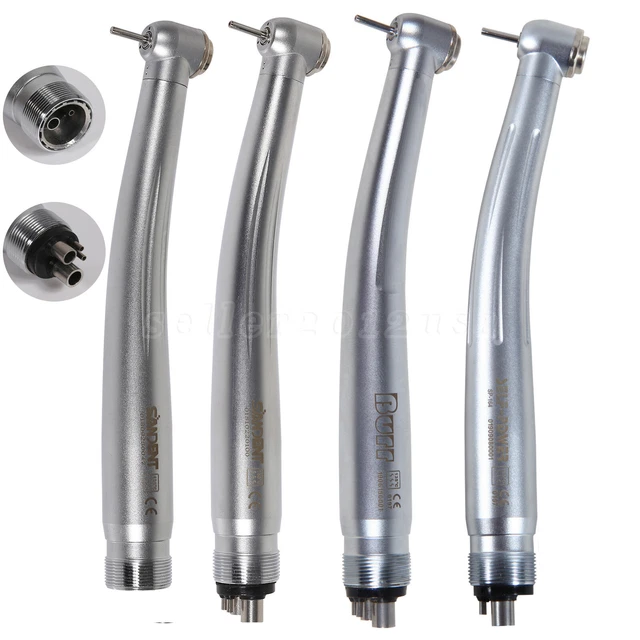 Pièce à main de turbine dentaire à bouton poussoir à grande vitesse 2/4H fit NSK