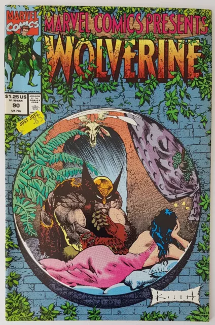marvel comics presents #90, marvel comics 1991, wolverine & ghost rider app