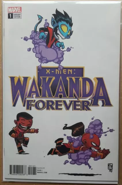 Marvel Comics X-Men Wakanda Forever #1 2018 Skottie Young Variant Cover