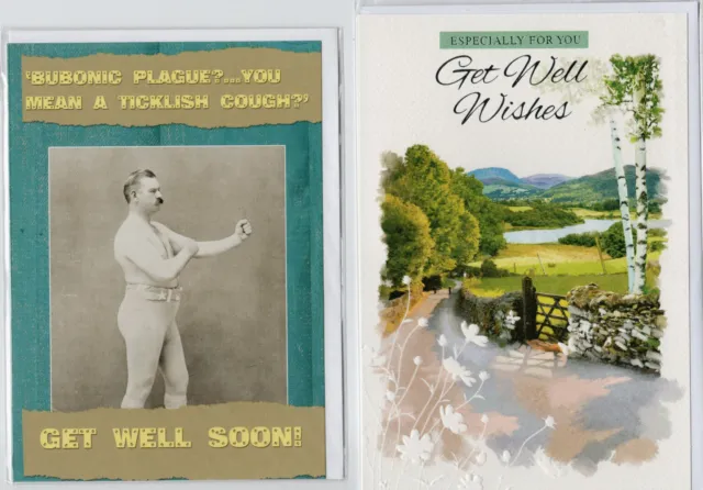 Get Well Cards and After Your Operation  - Male * MULTI BUY DISCOUNT AVAILABLE *