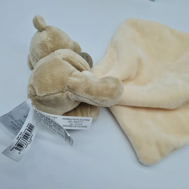 12 - Doudou Doudou et Compagnie ours marron mouchoir blanc beige NEUF 3