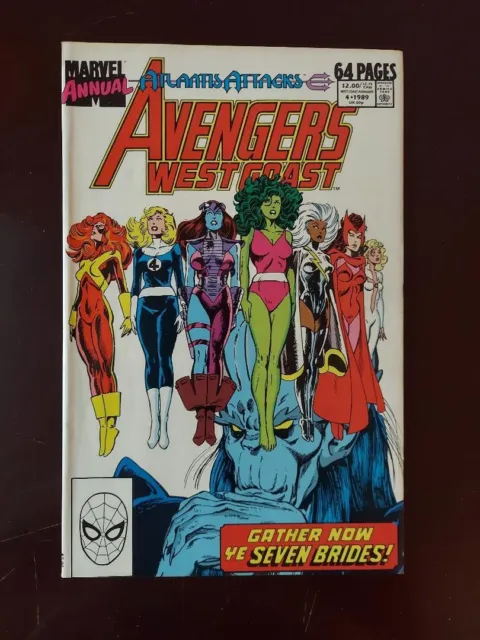 West Coast Avengers Annual 4 1989 Atlantis Attacks