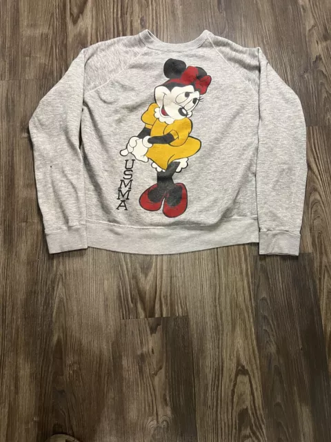 Vintage Minnie Mouse Sweater Womens Small Disney