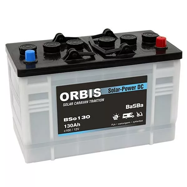 Orbis BSo130 Deep Cycle Solar-Power DC 12V 130Ah Solarbatterie