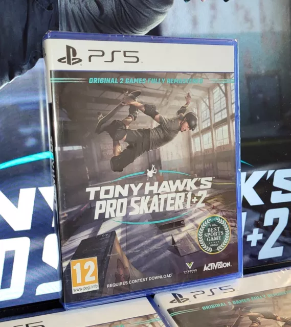 Tony Hawk's Pro Skater 1 + 2 Playstation 5 PS5 NEW SEALED UK/Pal IN STOCK NOW