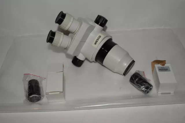(M#) Wesco Microscope Stereozoom W/ Eyepieces - New (Zq47) 3