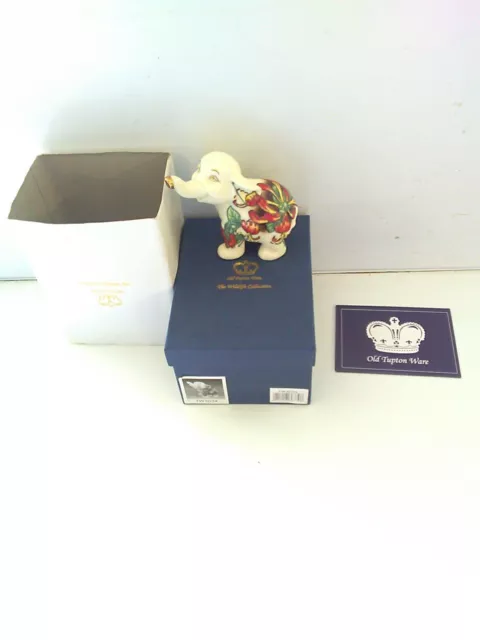 Boxed Old Tupton Ware Small Elephant The Wildlife Collection TW3034.