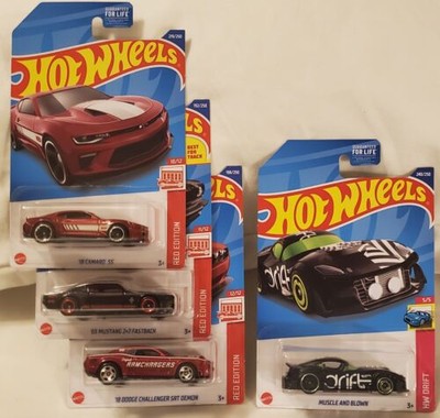 hot wheels red edition 2021 list