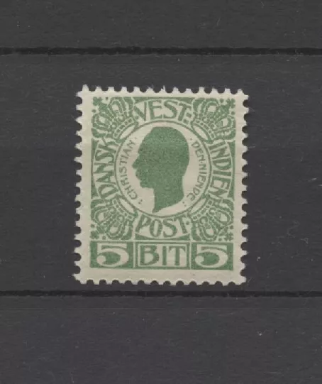 No: 116994 - DANISH WEST INDIES - AN OLD 5 BIT STAMP - MH!!