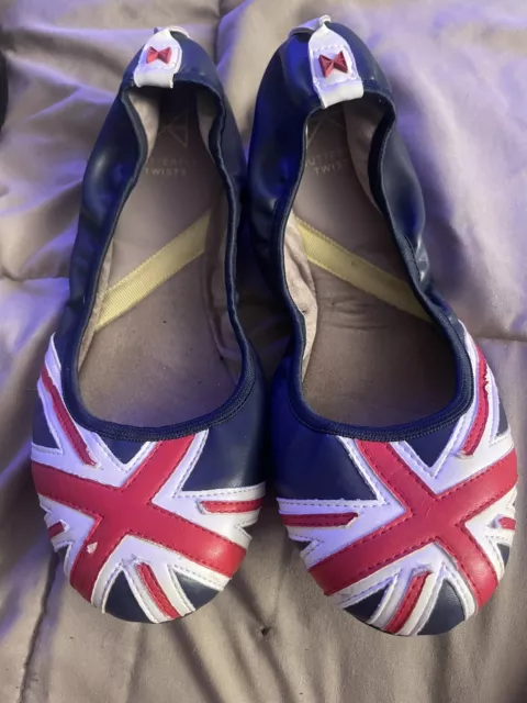 Union jack ballet flats sales