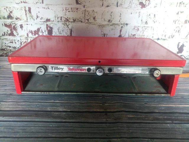 VINTAGE RETRO GAS Tilley Talisman Camping Stove Double Burner