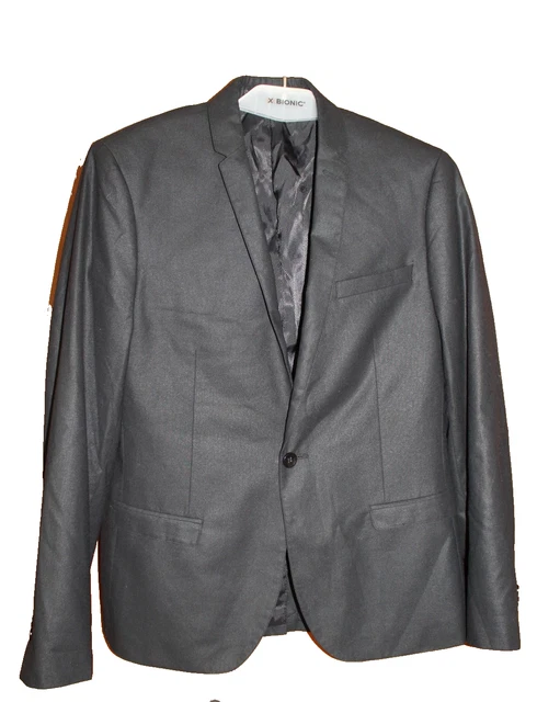 Blazer Homme Celio En Cuir Daim Véritable - Couleur Sable, Taille XXL, Vintage