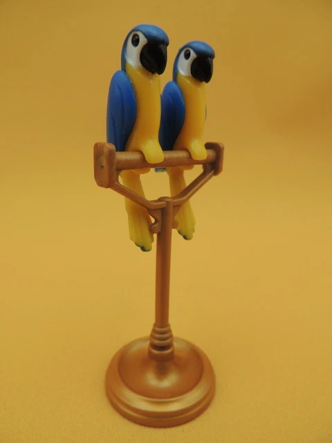 Lot Playmobil : Perchoire Avec 2 Oiseaux - Occasion, Voir Photos
