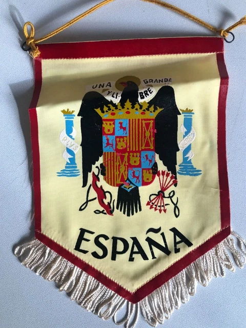 FOOTBALL FANION 1984 WIPEL PENNANT REAL FEDERACION ESPAÑOLA DE ... - eBay