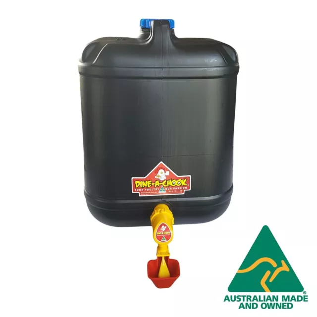 20 Litre Cup Drinker / Waterer for 2-4 Layers Great for Chickens / Poultry