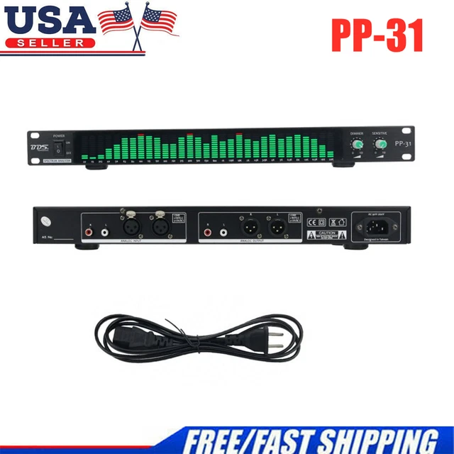 DIGITAL AUDIO SPECTRUM Analyzer Display VU Meter 31Segment BDS PP31