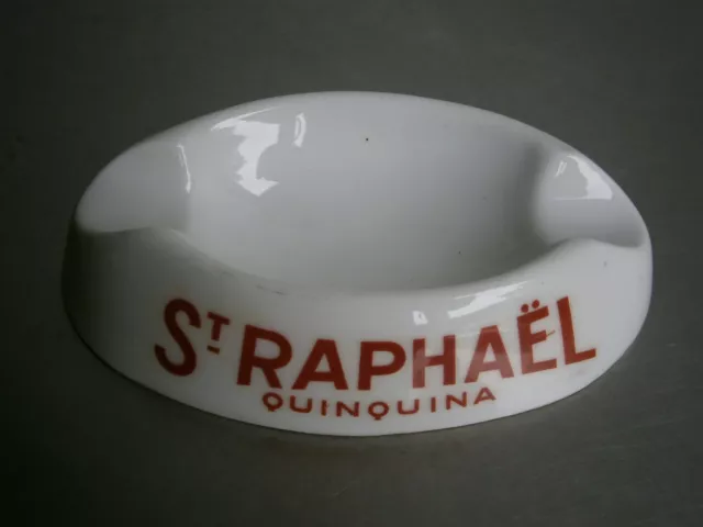 CENDRIER PUBLICITAIRE PORCELAINE ANCIEN St RAPHAEL DECO BAR BISTROT ALCOOL