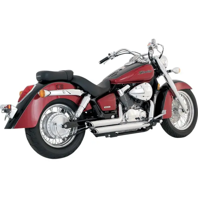 Vance & Hines 18419 Shortshots Staggered Exhaust System - Chrome