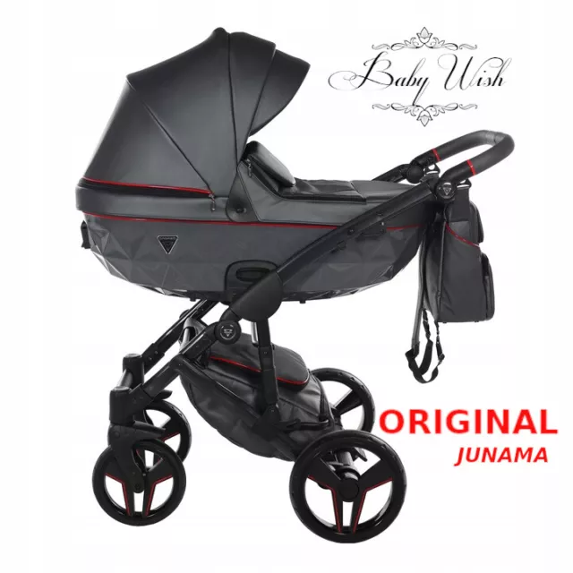 JUNAMA S-CLASS V2 VERSION BABY PRAM EXCLUSIVE  BUGGY  2in1 CARRYCOT + PUSHCHAIR