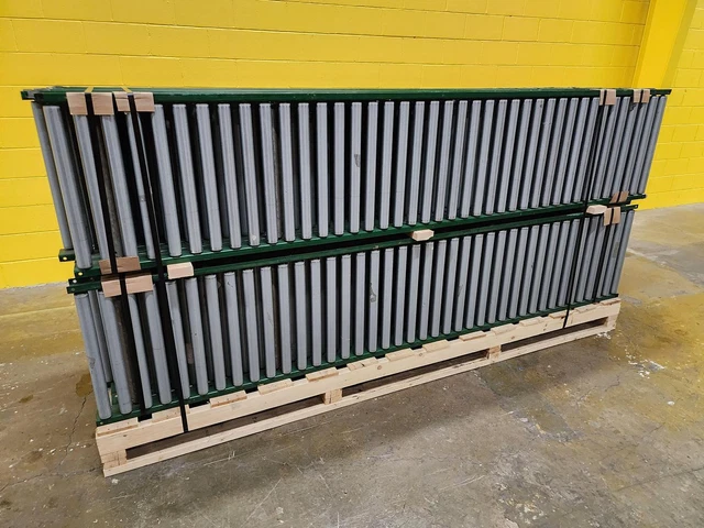 24" x 50' Gravity Roller Conveyor 1.9" Rollers 3" Centers (#83)
