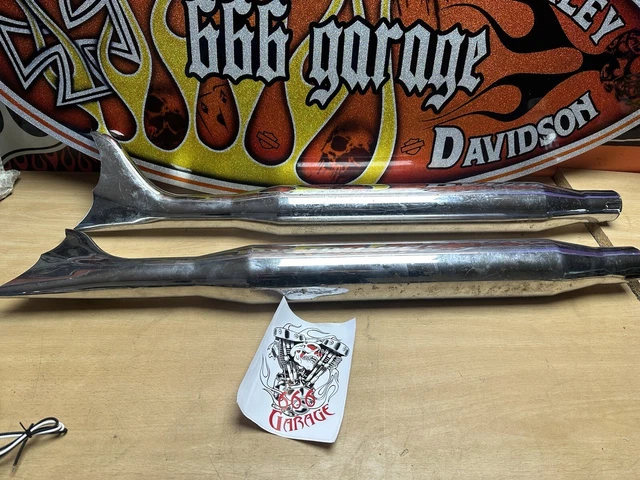 harley davidson fishtail exhaust
