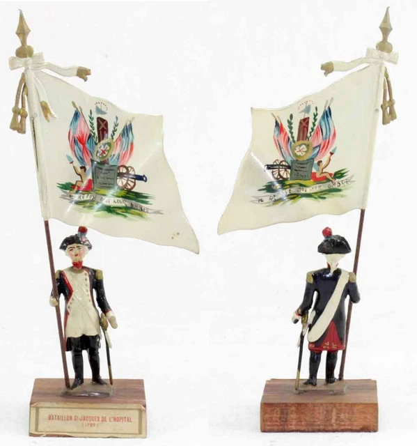 Figurine de porte étendard florentin en 1260, bataille de Montaperti. - Maquettes et Figurines