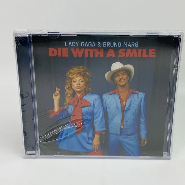 LADY GAGA & Bruno Mars - Die With A Smile 2024 CD Single NEW