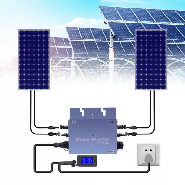 Micro Inversor WVC 600W Grid Tie de alta eficiencia DC22-50V con tecnología MPPT