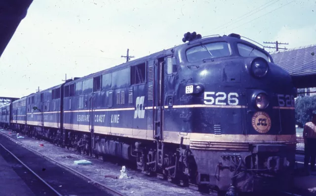 Duplicate  Train Slide Seaboard E-7 #526 Miami Florida