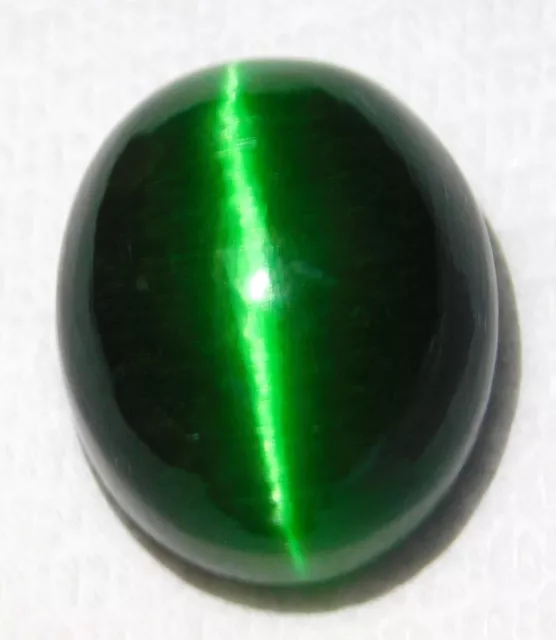 74.40 Ct Natural Chrysoberyl Green Cats Eye Oval Cabochon Cut Loose Gemstone