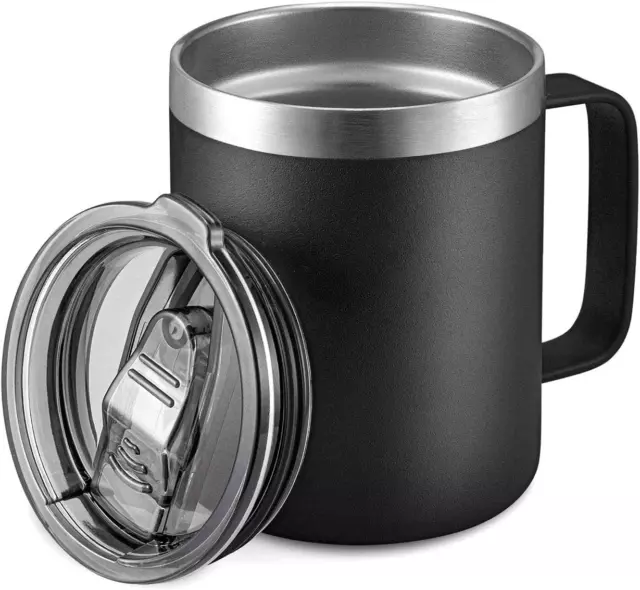 12oz Coffee Mug Stainless Steel Insulated Vacuum Travel Tumbler Cup Double Wall