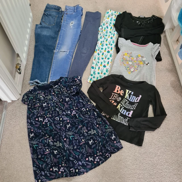 girls leggings bundle 8-9 years vgc