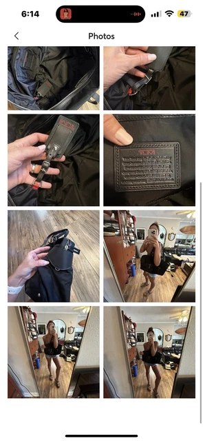 Tumi Carry On Bag Luggage Suitcase Duffle Keep all 3