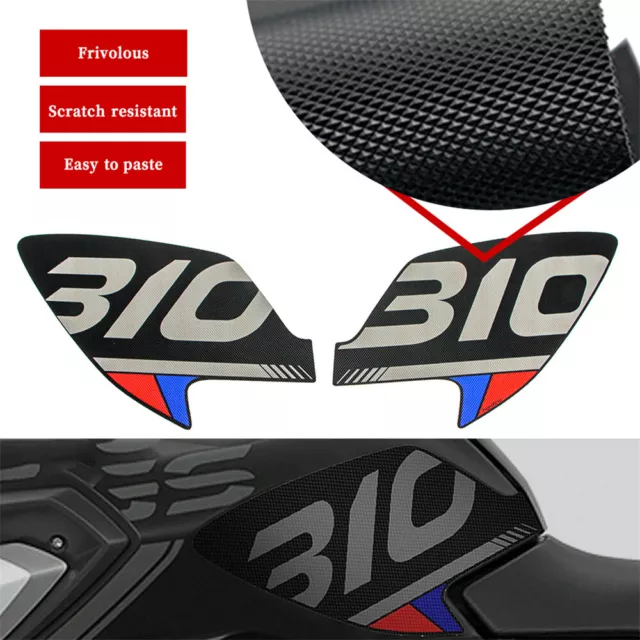 Suitable Fit For BMW G310GS 2018-2022 antiskid sticker side knee fuel tank Decal