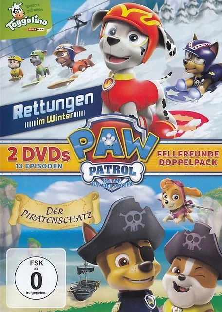 PAW PATROL: RETTUNGEN im Winter / Der Piratenschatz [2 DVDs] EUR 5,28 ...