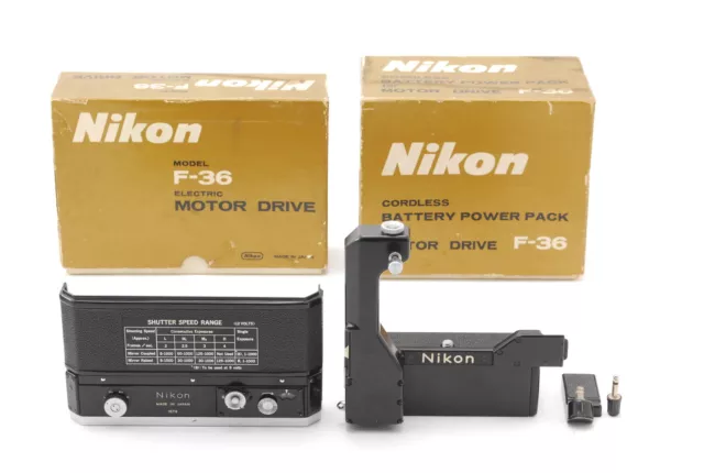 Near Mint Nikon Electric Motor Drive F-36 w/ Cordless Power Pack from Japan