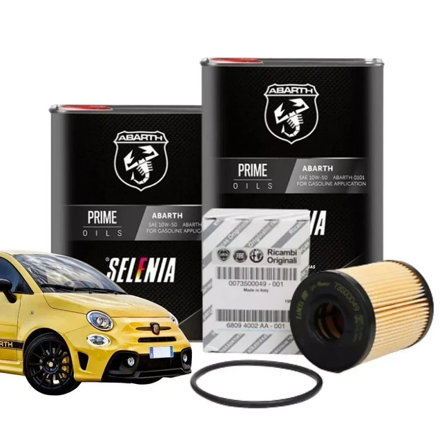 4 Litri Olio Motore Lubrificante Selenia Abarth 10w50 - Ricambi F.lli - Foto 2