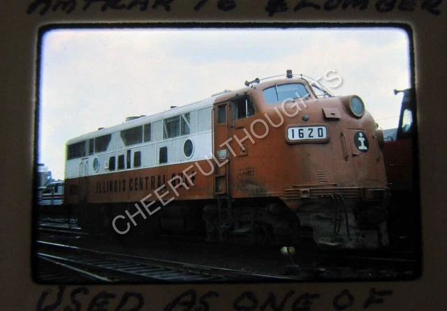 Original  '76 Kodachrome Slide ICG Illinois Central Gulf 1620 F3A Amtrak  37V36