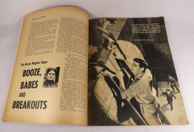 Magazine réservé aux hommes décembre 1959 sous-raid Lucky Fluckey's histoire navale - érotisme 2