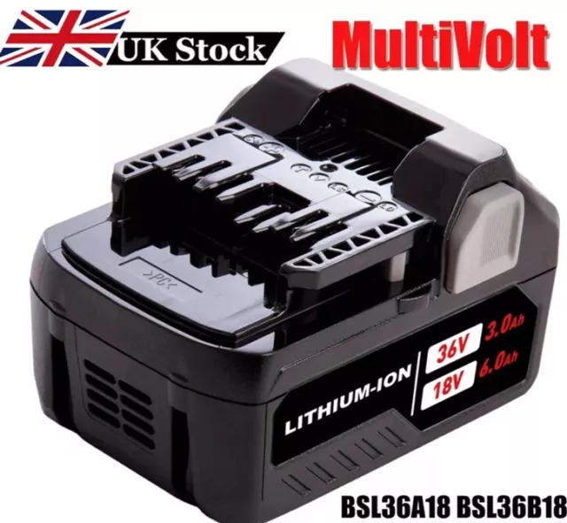 FOR HiKOKI 371750 BSL36A18Z 18v/36v 6.0Ah Li-Ion Multi Volt High Power Battery