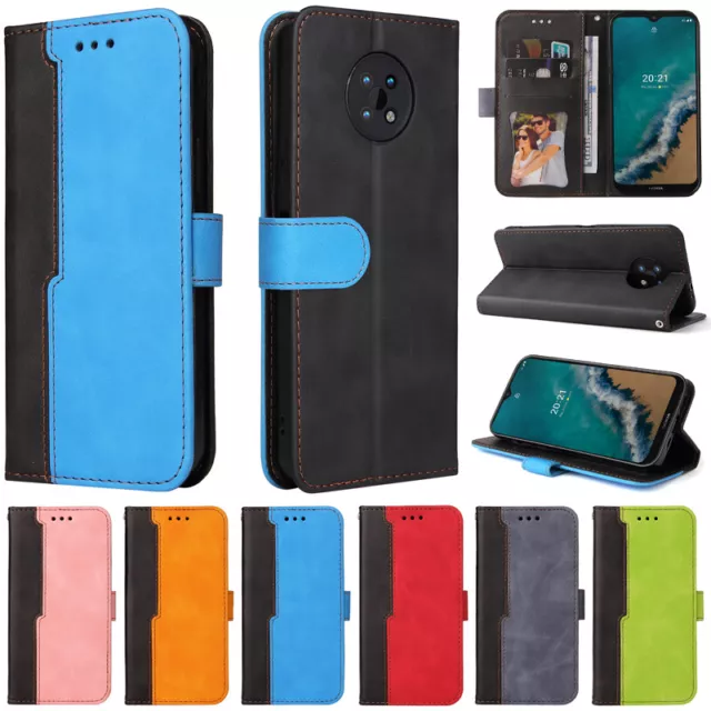 For Nokia X10 X20 G50 G20 G10 C10 C20 Magnetic Card Slots Flip Wallet Case Cover