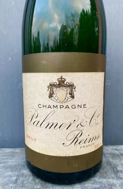 CHAMPAGNE PALMER & Cie : Rare Bouteille ancienne Jéroboam vide de 300cl