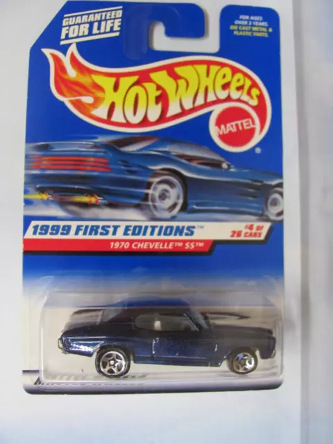 1999 Hot Wheels First Editions #4/26 1970 Chevelle SS Card #915 P6C