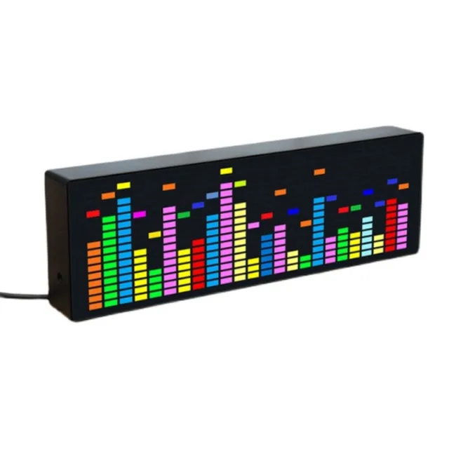 LED Music Spectrum Rhythm Lights Voice Sensor 1624 RGB Atmosphere Level3593