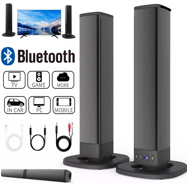 TV SOUND BARS Separable 2 Speaker System Wireless Speaker Subwoofer 3D