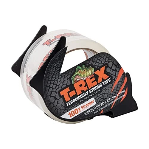Heavy Duty Adhesive Packaging Tape with Dispenser 35 Yds
