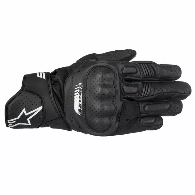 Alpinestars SP-5 Verstärkt Knöchel Eva Schaum Motorrad Leder Handschuhe -