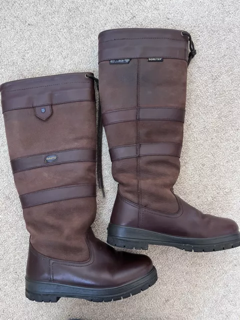 DUBARRY GALWAY EXTRA Fit Gortex Boots Walnut Leather Size 3
