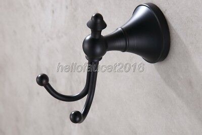 Bathroom Accessory Large Robe/Coat/Hat Double Wall Hook Oil Rubbed Bronze